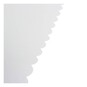 White Scalloped Cards  8 x 8 Inches 25 Pack image number 4