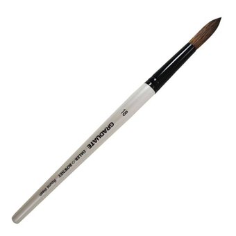 Daler-Rowney Pony & Synthetic Round Graduate Brush Size 18 White