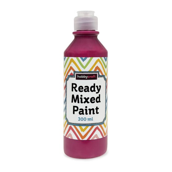 Cerise Ready Mixed Paint 300ml image number 1