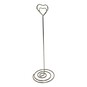 Silver Heart Table Number Stand image number 1