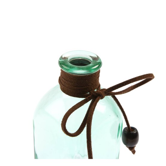 Square Green Glass Vase 11cm image number 3