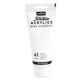 Pebeo Vivid White Studio Acrylic Paint 100ml