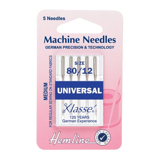 Hemline Size 80 Machine Needle 5 Pack image number 1