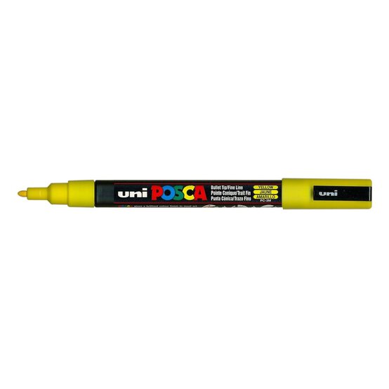 Uniball Posca Marker PC 3M In Yellow image number 1