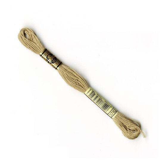 DMC Brown Mouline Special 25 Cotton Thread 8m (3782) image number 1