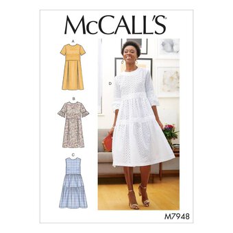 McCall&rsquo;s Women&rsquo;s Dresses Sewing Pattern M7948 (6-14)