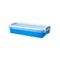 Whitefurze Allstore 0.75 Litre Transparent Blue Storage Box  image number 1