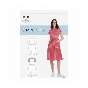 Simplicity Women&rsquo;s Dress Sewing Pattern S9136 (16-24)