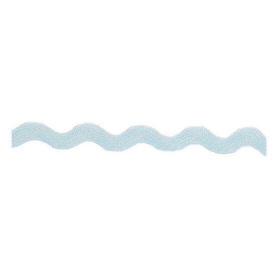 Baby Blue Ric Rac Ribbon 6mm x 4m image number 2