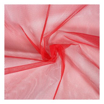 Firecracker Nylon Dress Net Fabric by the Metre