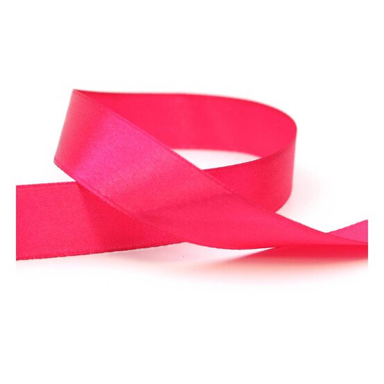 Shocking Pink Satin Ribbon 20 mm x 15 m image number 2