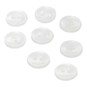 Hemline White Basic Shirt Blouse Button 8 Pack image number 1