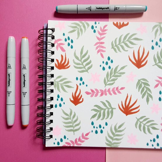 Multicolour Dual Tip Graphic Markers 50 Pack image number 3