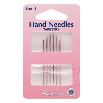 Hemline Tapestry Needles Size 18 6 Pack