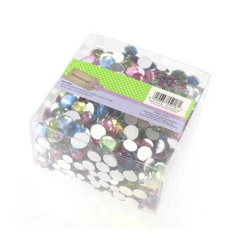 Round Pastel Colour Acrylic Stones