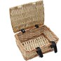 Small Brown Wicker Hamper 26cm x 21cm x 13cm image number 3