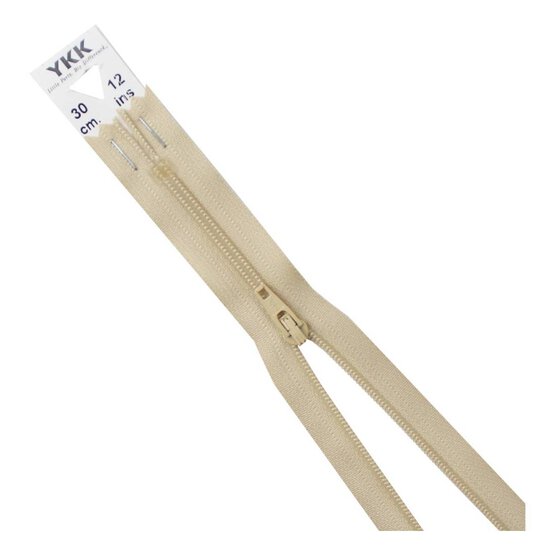 YKK Nude Dress and Skirt Zip 30cm image number 1