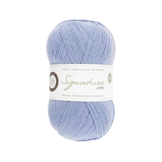West Yorkshire Spinners Cornflower Signature 4 Ply 100g image number 1