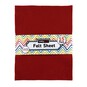 Assorted Polyester Felt Sheets 23cm x 30cm 15 Pack image number 7
