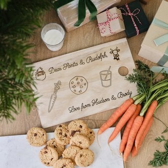 Glowforge: How to Make a Christmas Eve Tray
