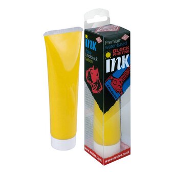 Essdee Yellow Waterbased Block Printing Ink 100ml