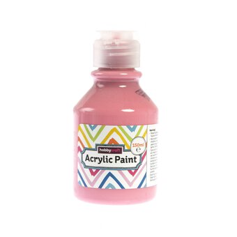 Kids&rsquo; Pink Acrylic Paint 150ml