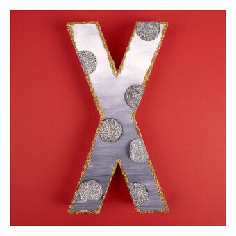 Mache Letter X 20cm