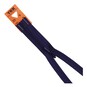 YKK Dark Purple Concealed Zip 23cm image number 1