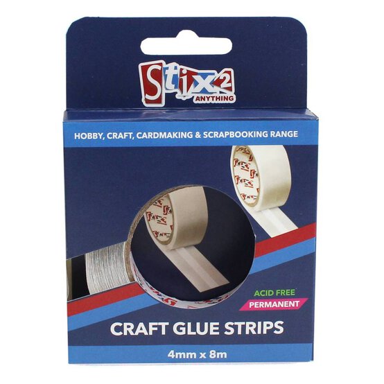 Stix 2 Anything Craft Glue Strips 4mm x 8m image number 1