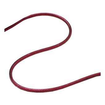Plum Lurex Edge Cord 1.6mm x 8m