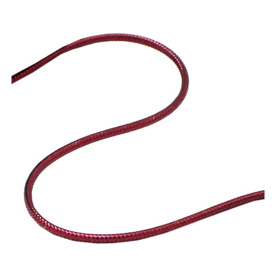 Plum Lurex Edge Cord 1.6mm x 8m image number 1