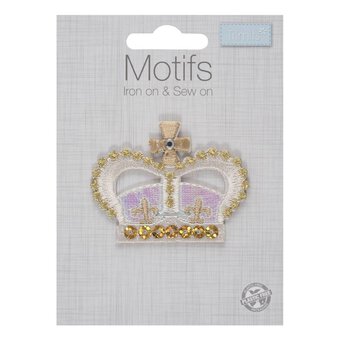 Trimits Crown Iron-On Patch