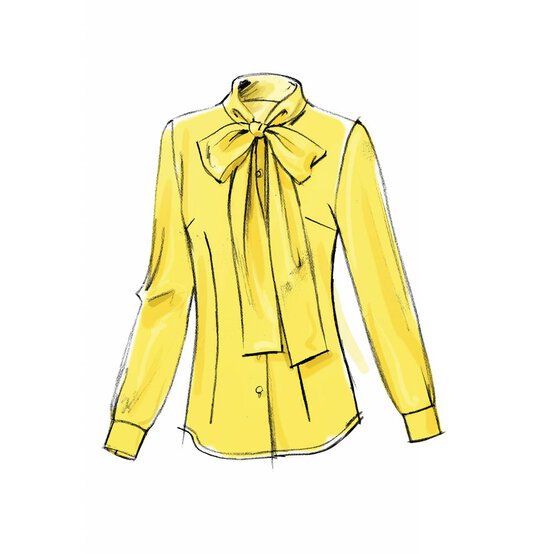 Vogue Women&rsquo;s Blouse Sewing Pattern V8772 (14-22) image number 3