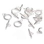 Beads Unlimited Silver Plated Toggle Clasp 13mm 3 Pack image number 1