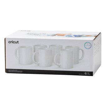 Cricut Ceramic Mug Blank 340ml 6 Pack