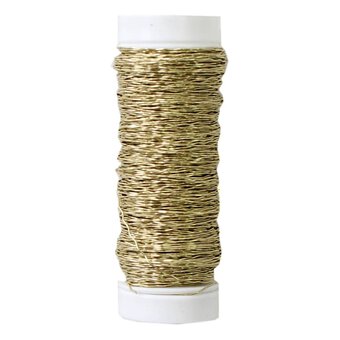 Oasis Gold Floral Bullion Wire 25g