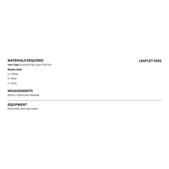 Knitcraft Granny Square Scarf Digital Pattern 0202 image number 2