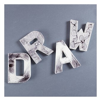 Mini Mache Letter C 10cm