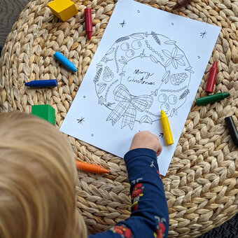 FREE Christmas and Winter Colouring Downloads