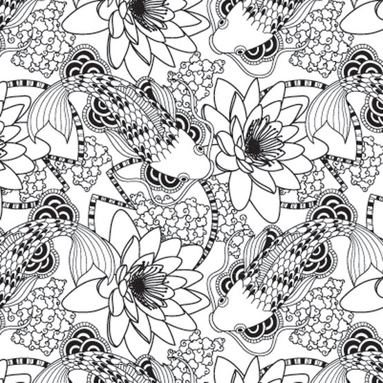 Koi Pond Pattern Free Download image number 1