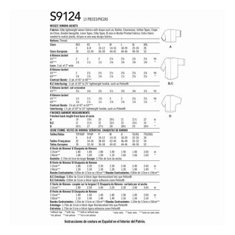 Simplicity Women&rsquo;s Jacket Sewing Pattern S9124 (XXS-XXL)