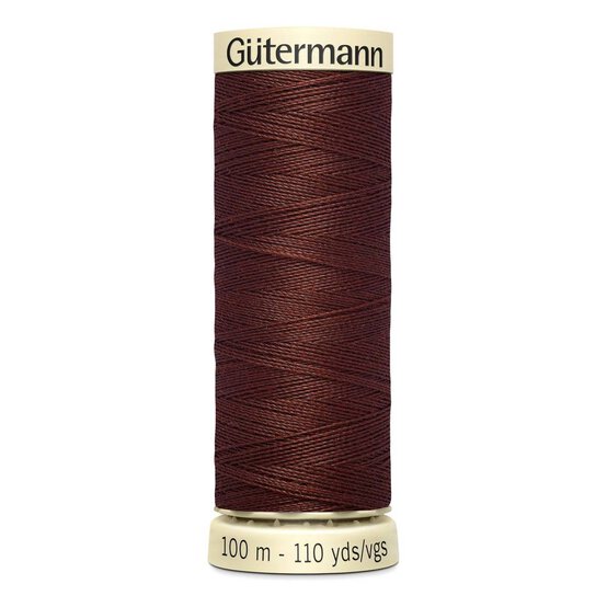 Gutermann Brown Sew All Thread 100m (230) image number 1