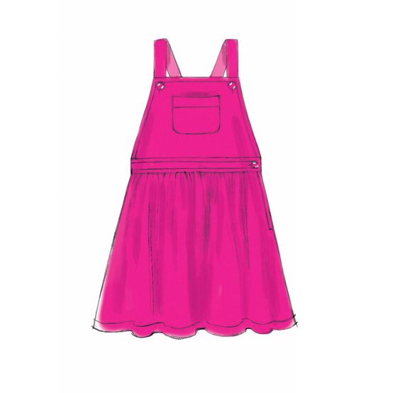 McCall&rsquo;s Girls&rsquo; Overalls Sewing Pattern M7459 (7-14) image number 5