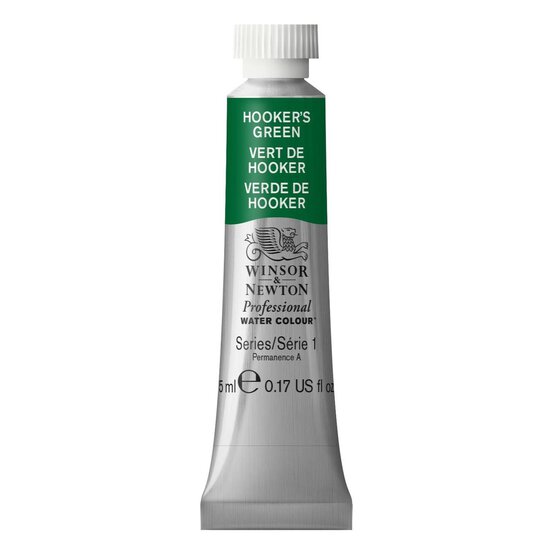 Winsor & Newton Hookers Green Professional Watercolour Tube 5ml image number 1