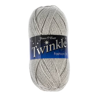 James C Brett Silver Twinkle DK Yarn 100g