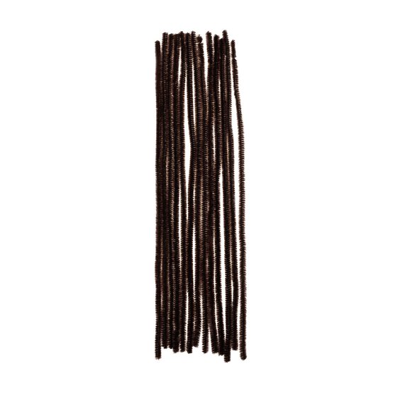 Dark Brown Pipe Cleaners 12 Pack image number 5