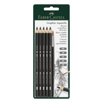 Faber-Castell Graphite Aquarelle Set 6 Pack