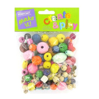 Assorted Wooden Beads