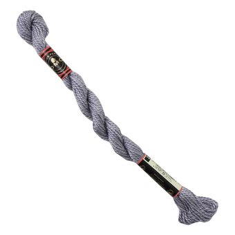 DMC Grey Pearl Cotton Thread Size 3 15m (318)