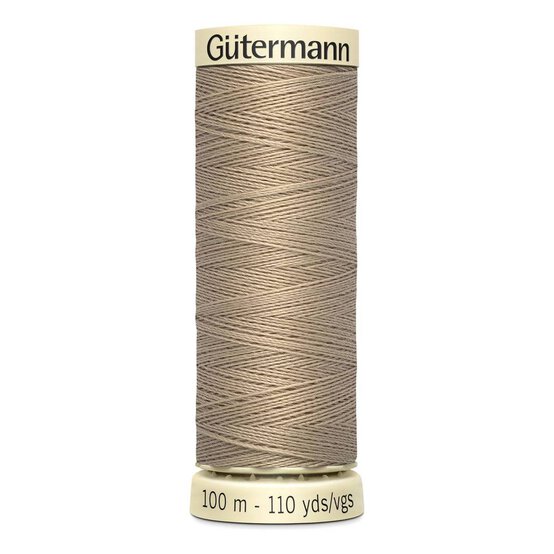 Gutermann Beige Sew All Thread 100m (464) image number 1